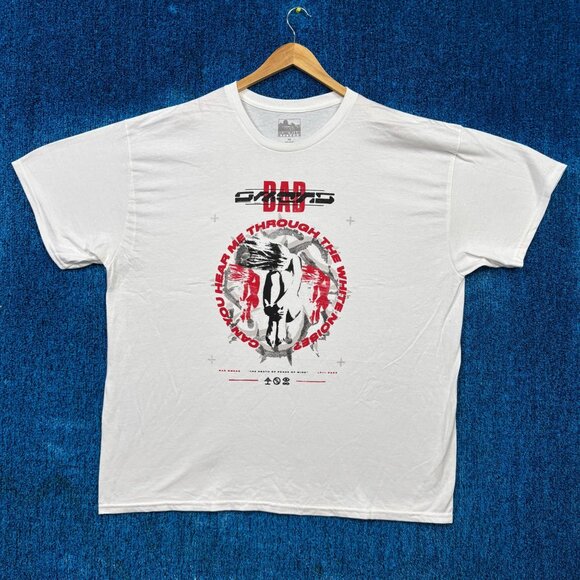 Bad Omens Can You Hear Me Through The White Noise Rock White T-Shirt Size 3X - Picture 1 of 4
